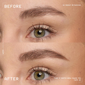 NYX Fluff & Snatch Brow Powder Pen with other NYX products