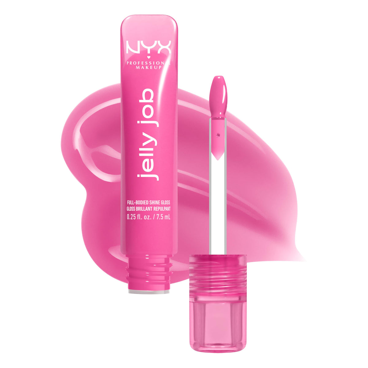 NYX Jelly Job Lip Gloss in Icy Lilac front view