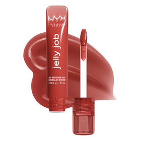 NYX Jelly Job Lip Gloss Spice Brown front view