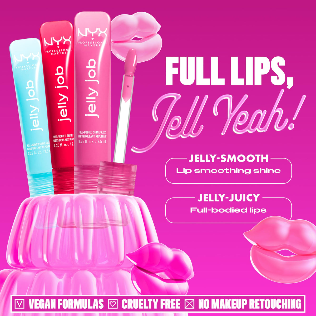 NYX Jelly Job Lip Gloss Tangerine packaging