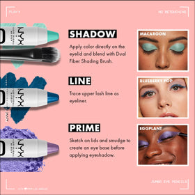 NYX Jumbo Eye Pencil Milk and Black Bean side view