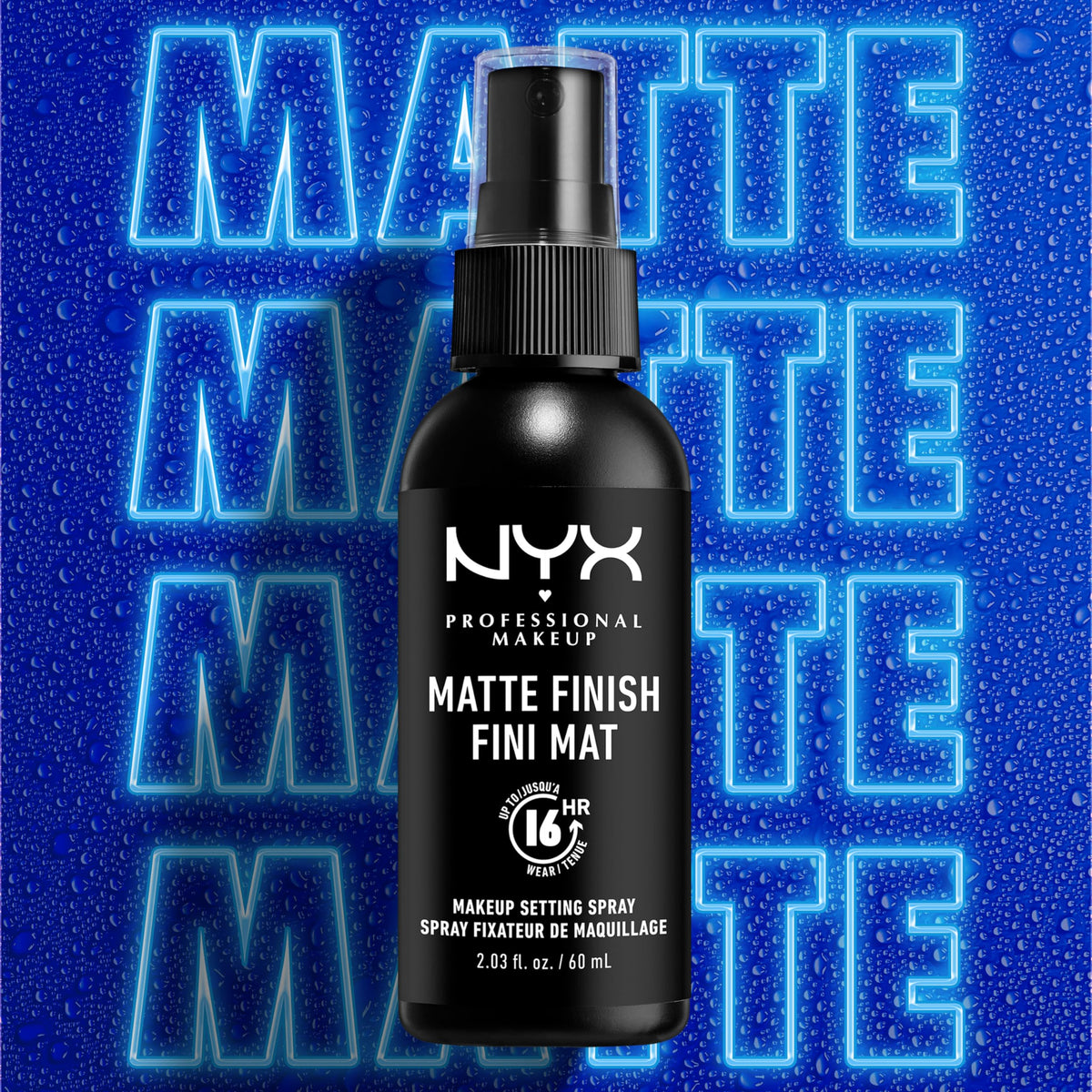 NYX Jumbo Matte Setting Spray back view with details
