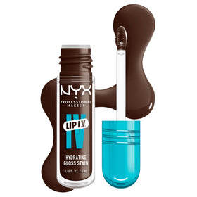 NYX Lip IV Hydrating Glossy Lip Stain Espresso Soak front view