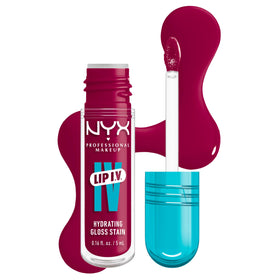 NYX Lip IV Hydrating Glossy Lip Stain Magenta Mist with other lip products