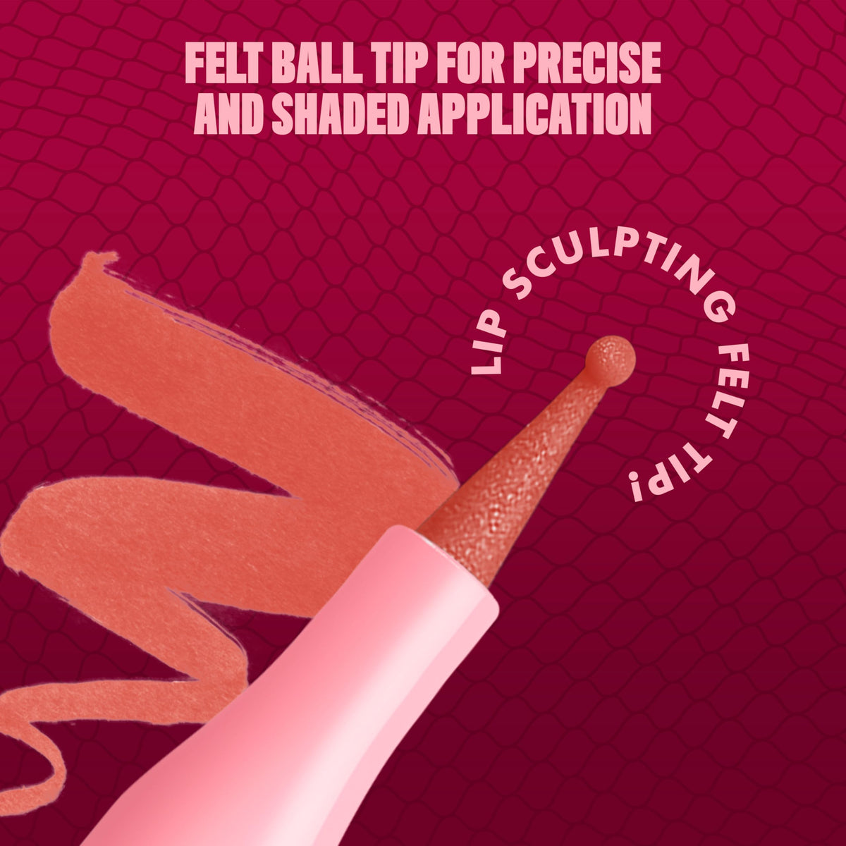 NYX Lip Lingerie Liner Stain displayed with other lip products