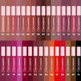 NYX Lip Lingerie XXL Matte Liquid Lipstick Candela Babe in natural light