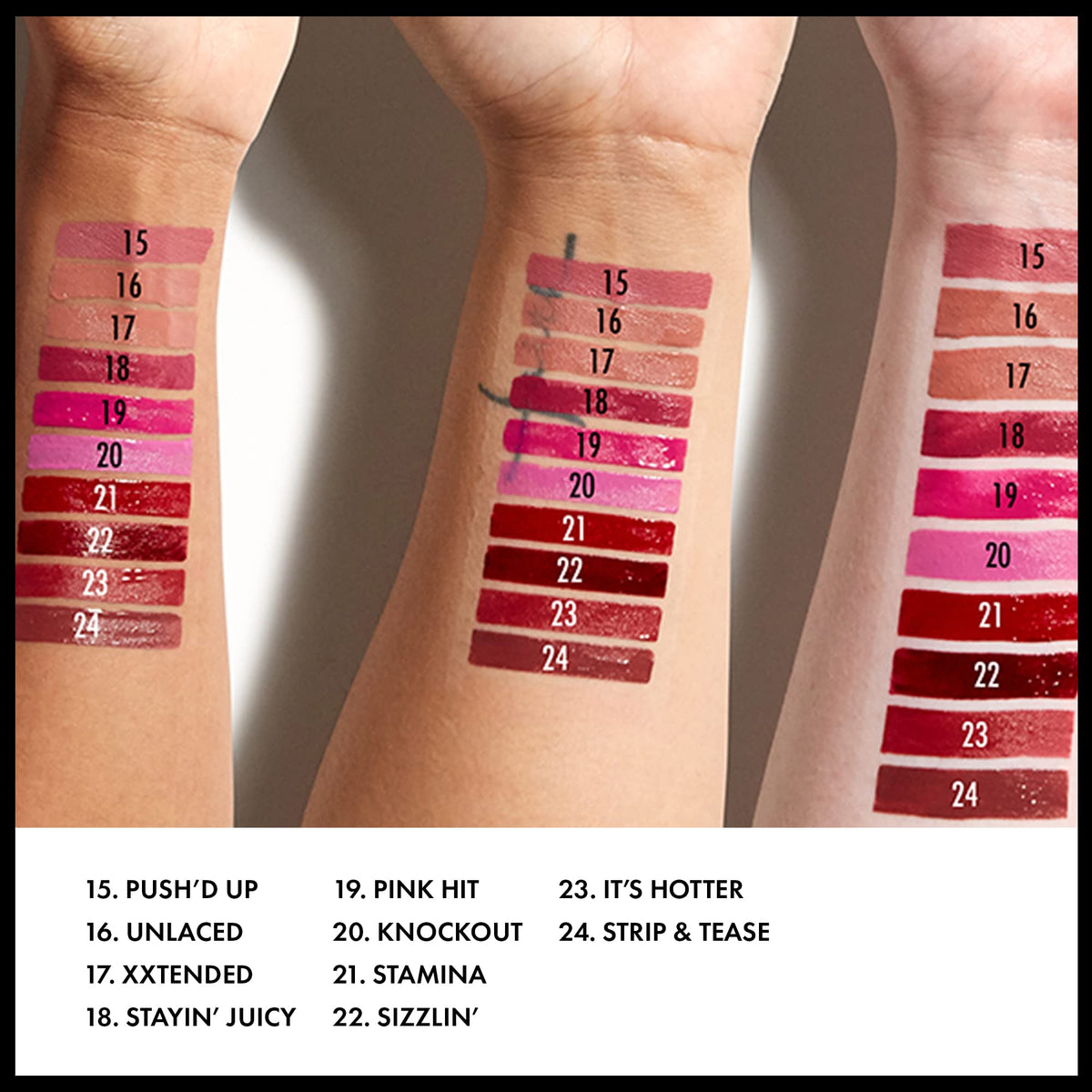 NYX Lip Lingerie XXL Matte Liquid Lipstick on a makeup vanity