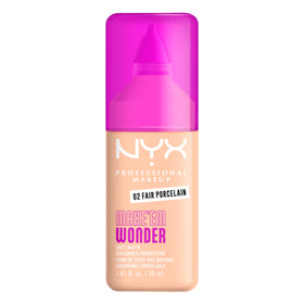 NYX Make 'Em Wonder Liquid Foundation 02 Fair Porcelain front view