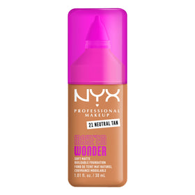 NYX Make 'Em Wonder Liquid Foundation 21 Neutral Tan front view