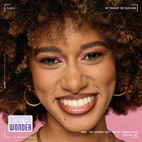 NYX Make 'Em Wonder Liquid Foundation 22 Medium close-up of bottle