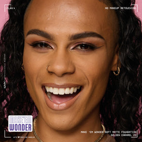 NYX Make 'Em Wonder Liquid Foundation 23 Golden Caramel texture