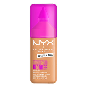 NYX Make 'Em Wonder Liquid Foundation 24HR in Natural Beige front view