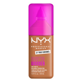 NYX Make 'Em Wonder Liquid Foundation 27 True Caramel front view