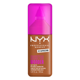 NYX Make 'Em Wonder Liquid Foundation 32 Cappuccino front view