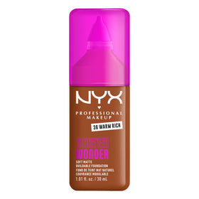 NYX Make 'Em Wonder Liquid Foundation 36 Warm Rich front view