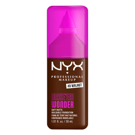 NYX Make 'Em Wonder Liquid Foundation 40 Walnut front view