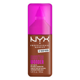 NYX Make 'Em Wonder Liquid Foundation front view bottle 37 Deep Rich