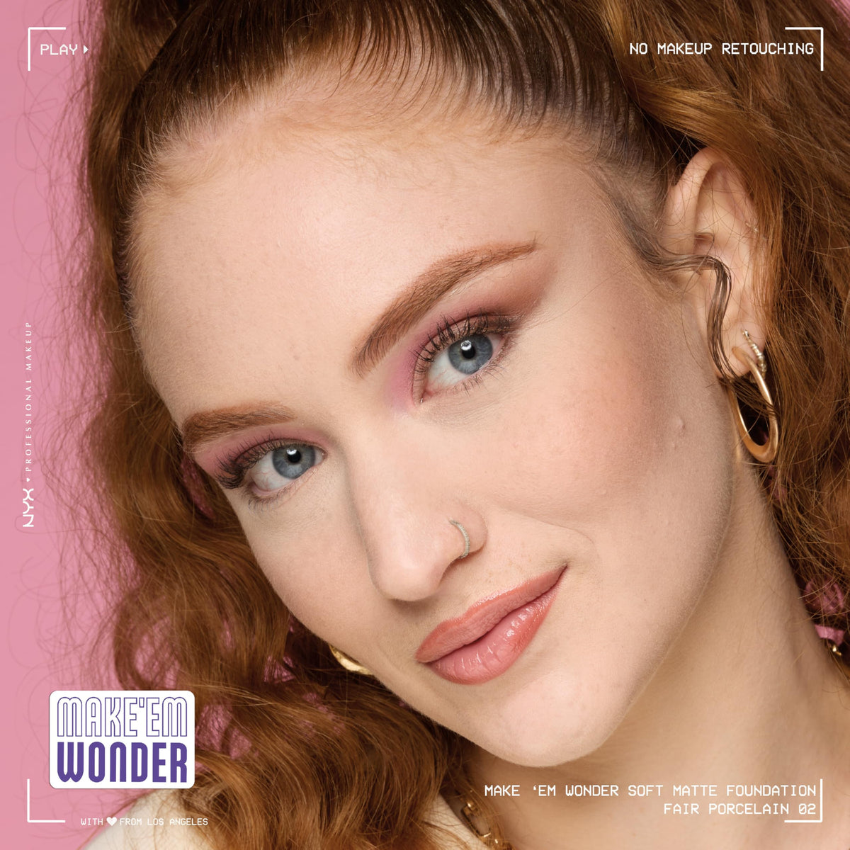 NYX Make 'Em Wonder Liquid Foundation in beauty setup