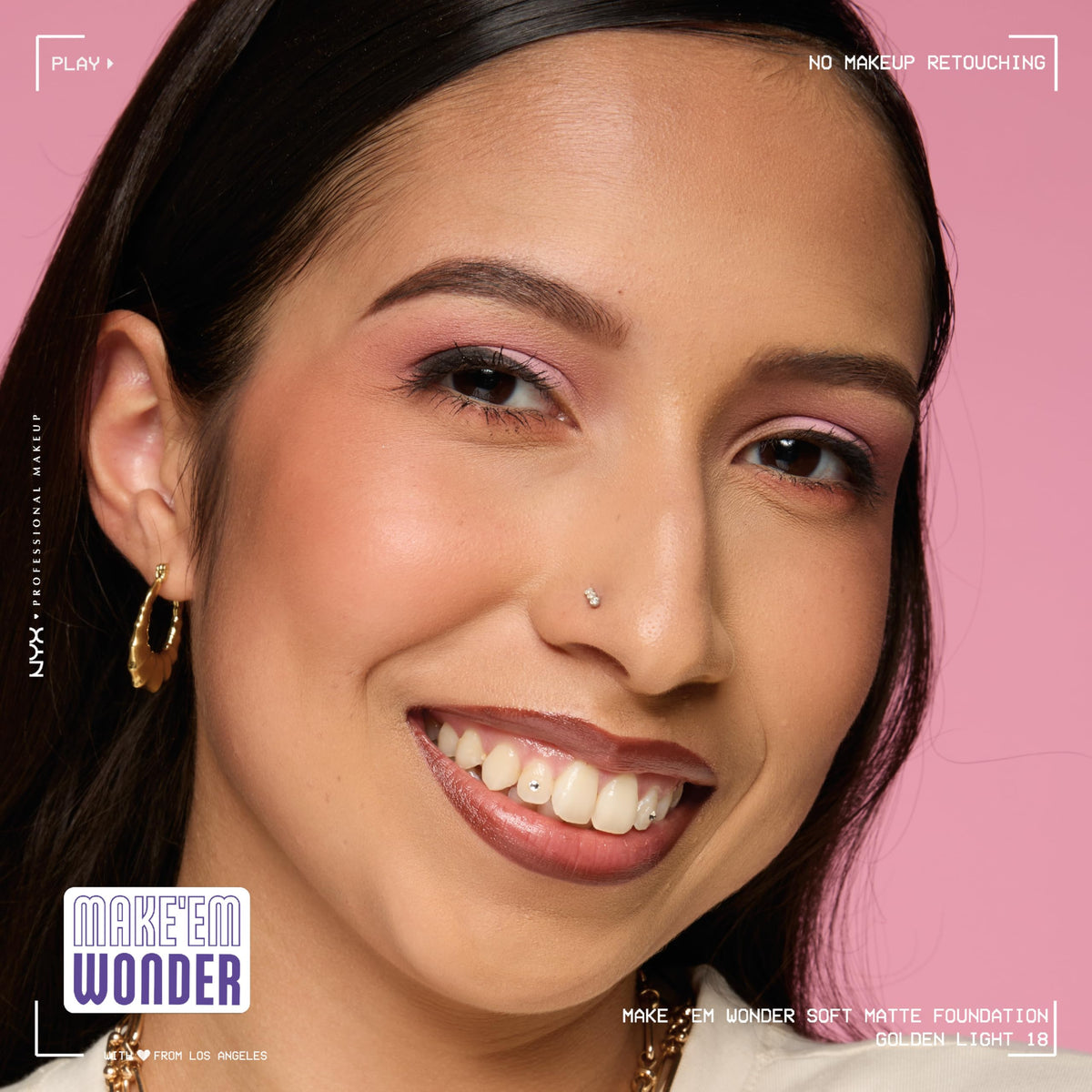 NYX Make 'Em Wonder Liquid Foundation in makeup kit