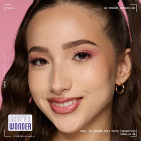 NYX Make 'Em Wonder Liquid Foundation in makeup setup