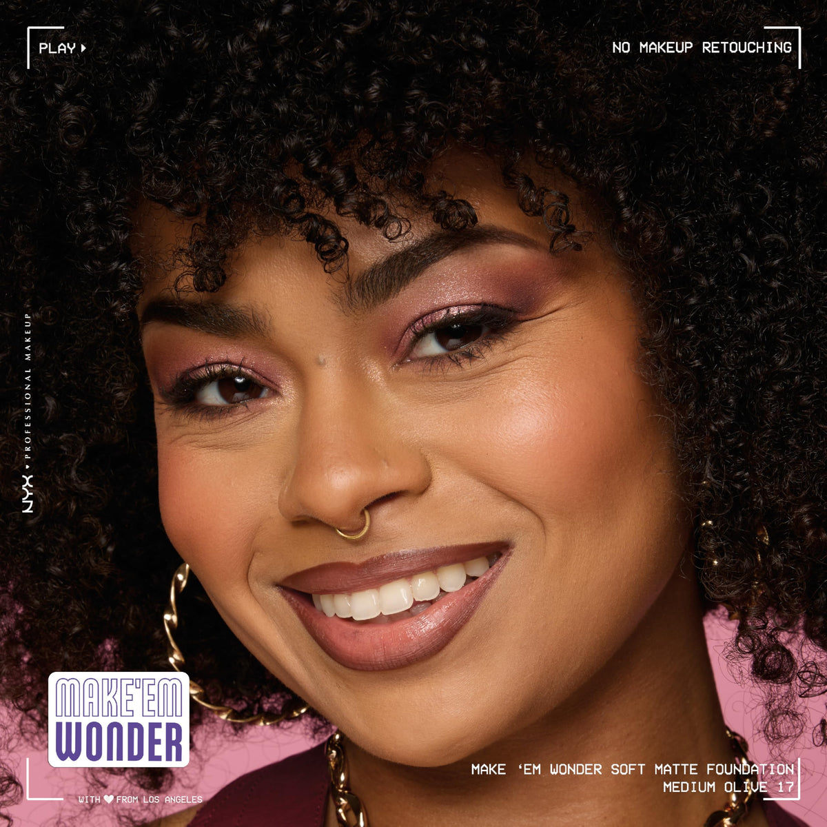 NYX Make 'Em Wonder Liquid Foundation lifestyle scene