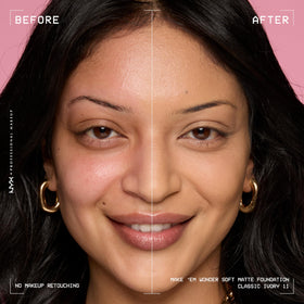 NYX Make 'Em Wonder Liquid Foundation packaging side view