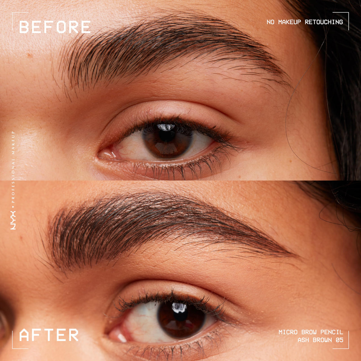NYX Micro Brow Pencil Ash Brown packaging