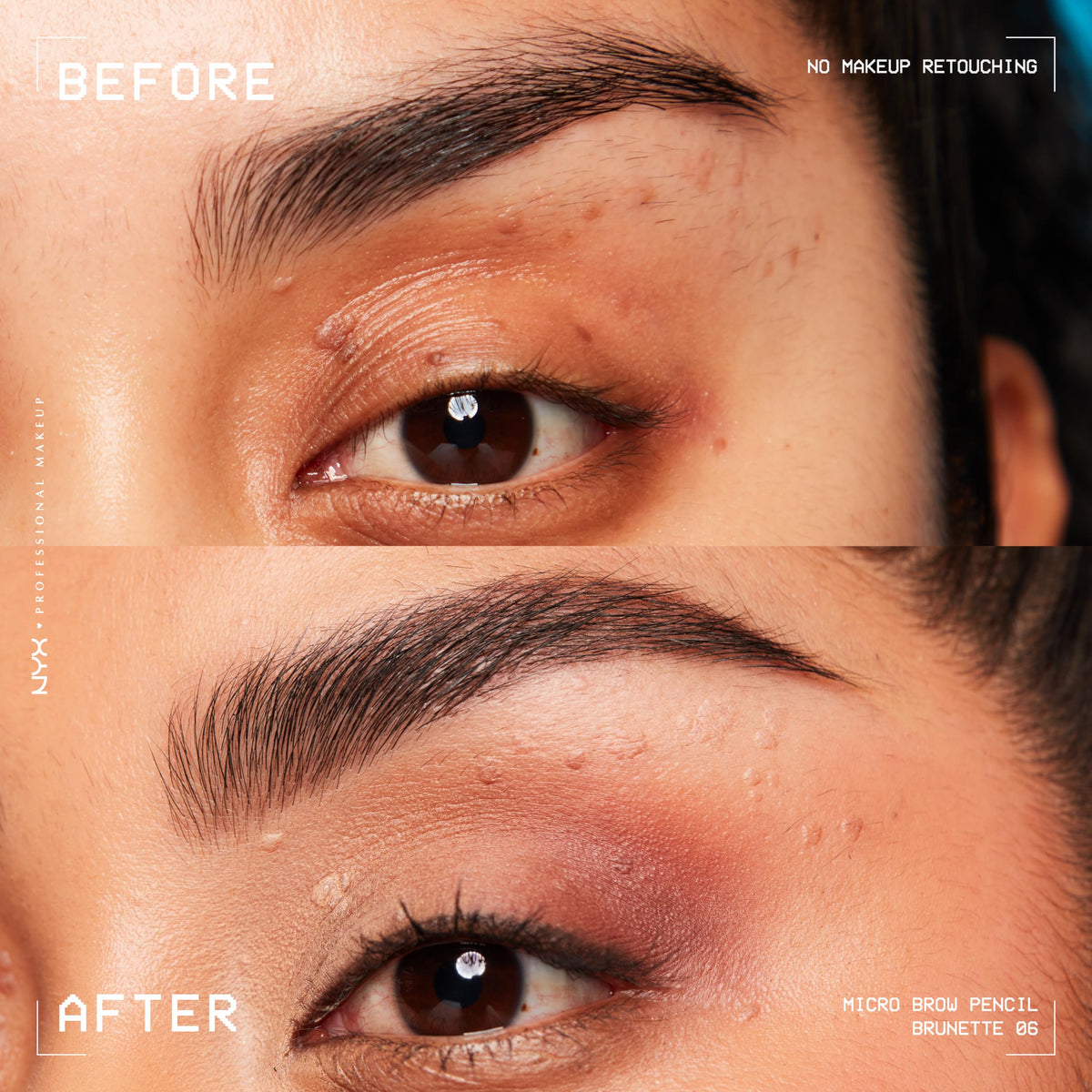 NYX Micro Brow Pencil Brunette with spoolie end