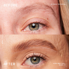 NYX Micro Brow Pencil spoolie end for blending