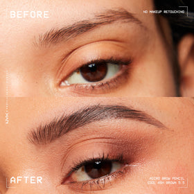 NYX Micro Brow Pencil with spoolie end for blending