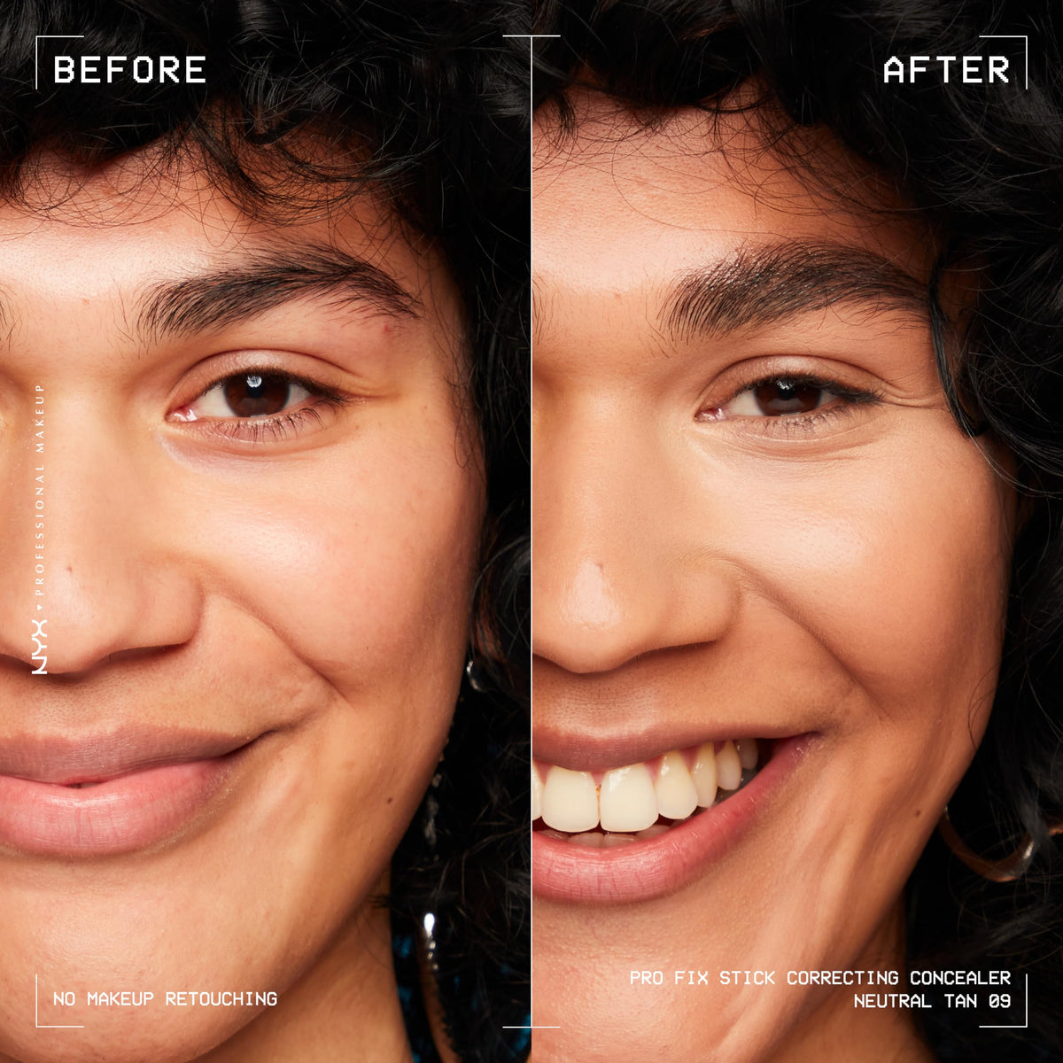 NYX Pro Fix Stick Correcting Concealer showing creamy texture