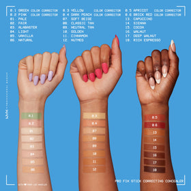NYX Pro Fix Stick Correcting Concealer Soft Beige close-up of tip