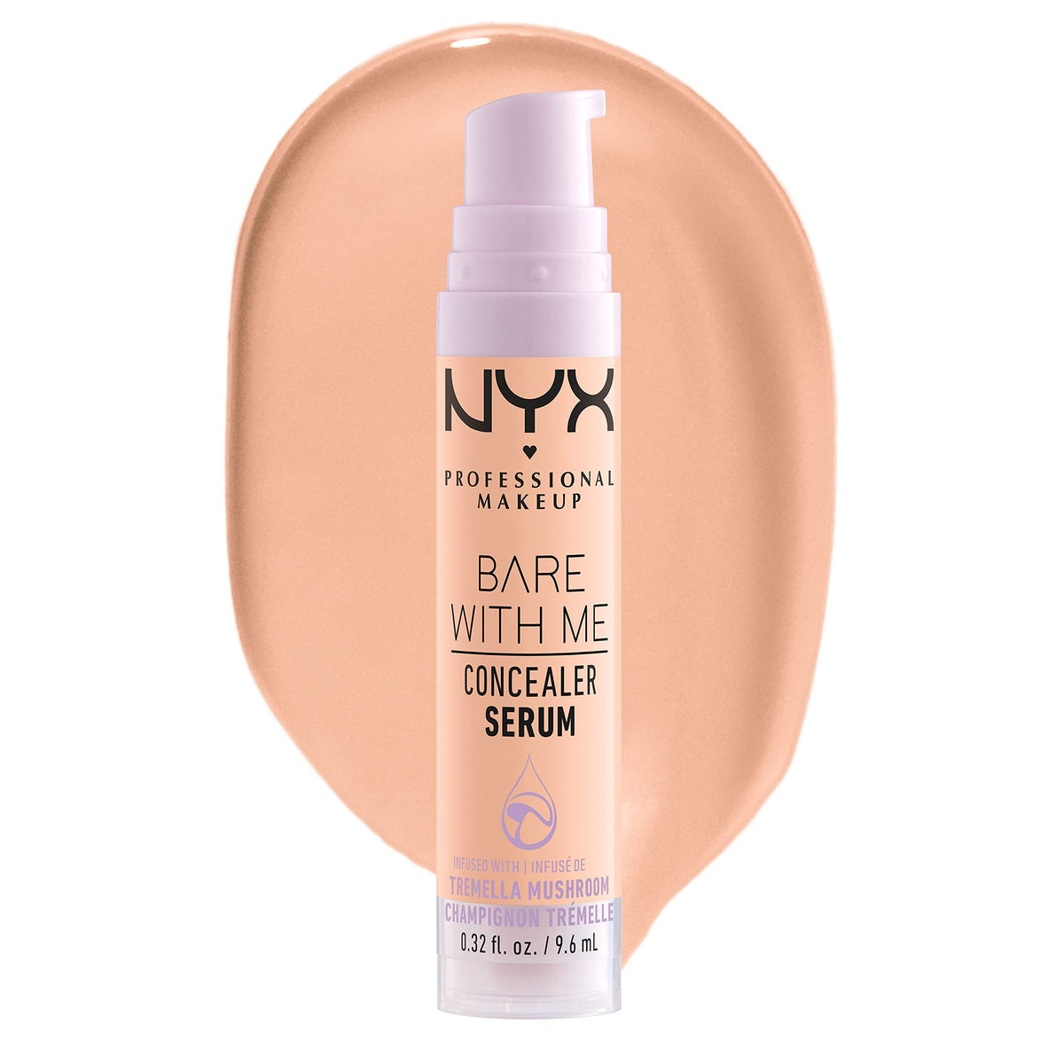 NYX PROFESSIONAL MAKEUP Bare With Me Concealer Serum in Medium Vanilla front view