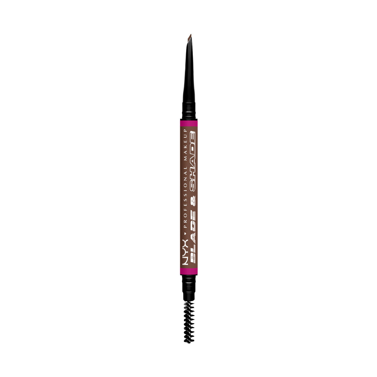 NYX PROFESSIONAL MAKEUP Blade & Shade Brow Pencil in Chocolate front view