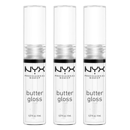 NYX PROFESSIONAL MAKEUP Butter Gloss Sugar Glass front view