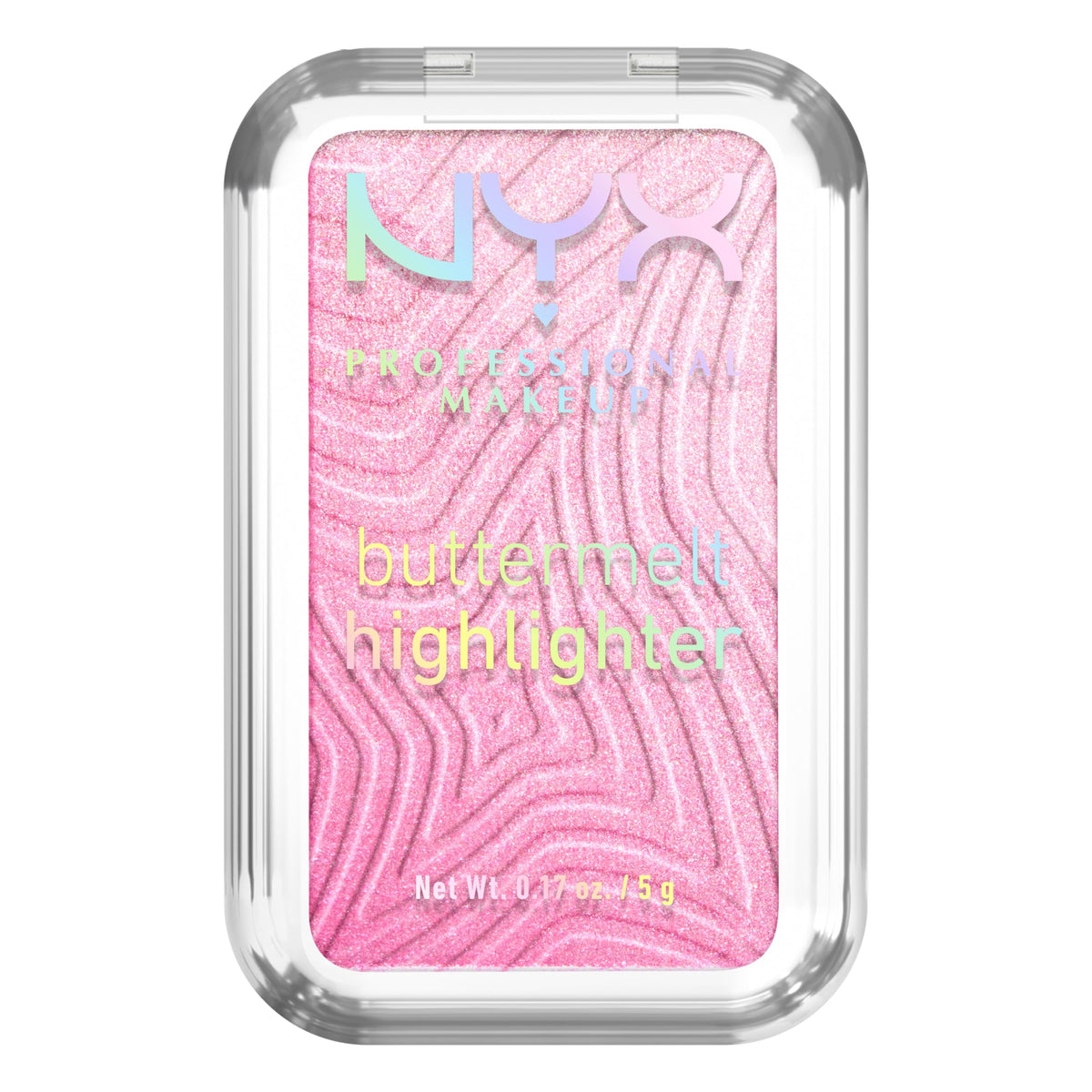 NYX PROFESSIONAL MAKEUP Buttermelt Highlighter Frosty Pink front view