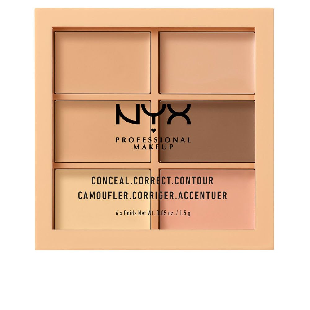 NYX PROFESSIONAL MAKEUP Conceal Correct Contour Palette in Light with six shades
