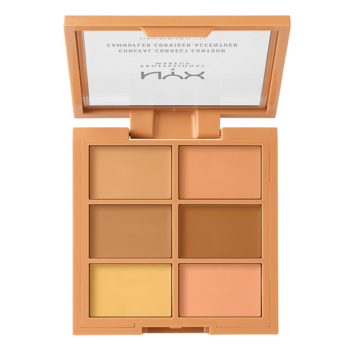 NYX PROFESSIONAL MAKEUP Conceal Correct Palette on a makeup table