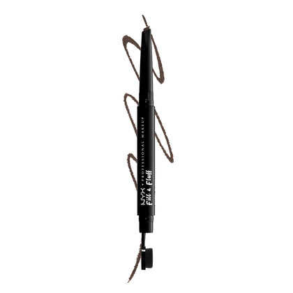 NYX PROFESSIONAL MAKEUP Fill & Fluff Eyebrow Pomade Pencil Brunette front view
