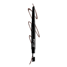 NYX PROFESSIONAL MAKEUP Fill & Fluff Eyebrow Pomade Pencil in Chocolate front view