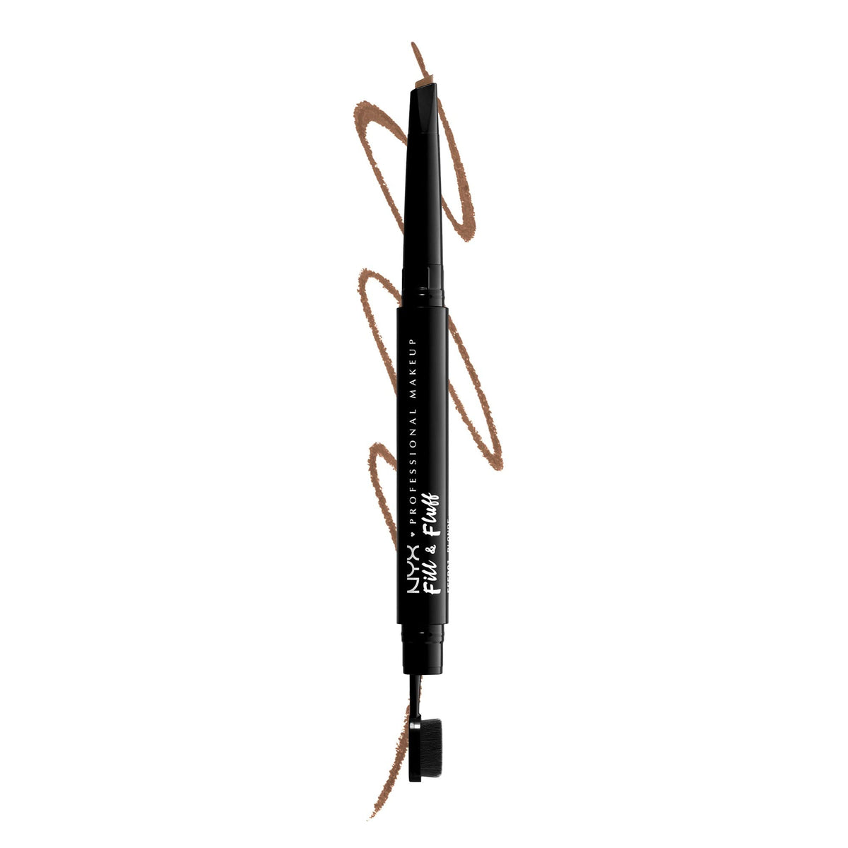NYX PROFESSIONAL MAKEUP Fill & Fluff Eyebrow Pomade Pencil in Taupe front view