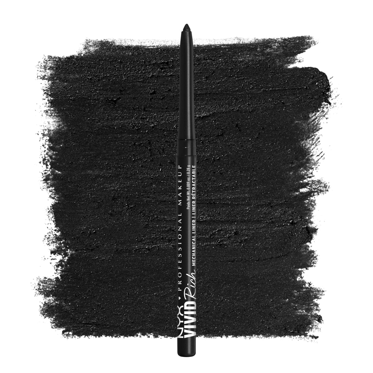 NYX PROFESSIONAL MAKEUP Mechanical Eye Pencil Always Onyx front view