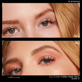 NYX PROFESSIONAL MAKEUP packaging of Fill & Fluff Eyebrow Pomade Pencil