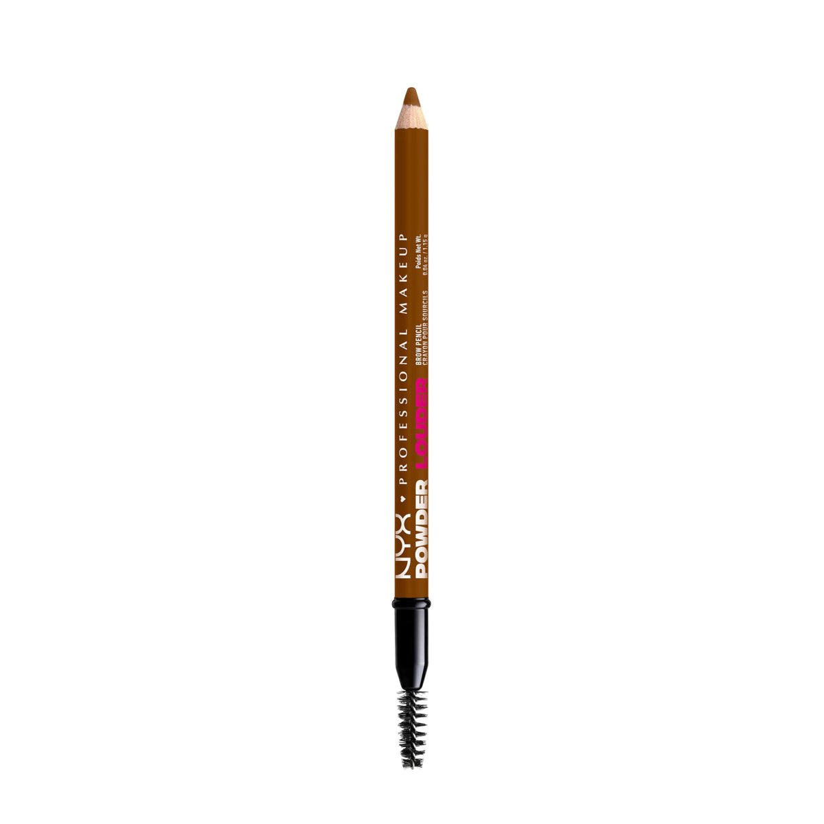 NYX PROFESSIONAL MAKEUP Powder Louder Eyebrow Pencil in Auburn front view