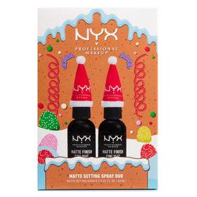 NYX PROFESSIONAL MAKEUP Setting Spray Duo front view with matte finish