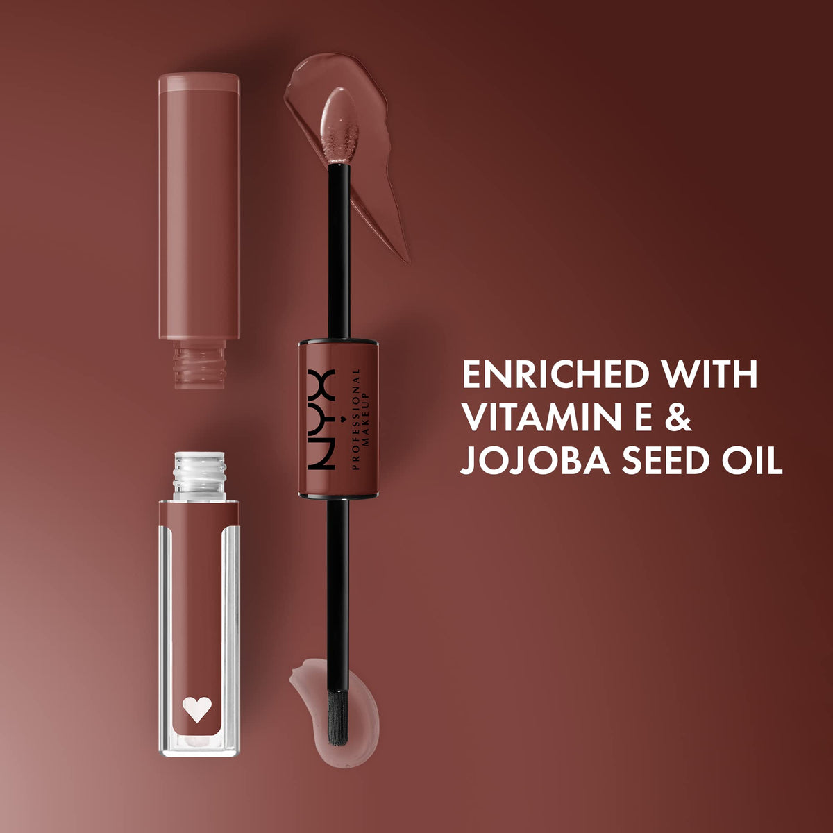 NYX PROFESSIONAL MAKEUP Shine Loud Liquid Lipstick Boundary Pusher with applicator