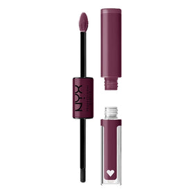 NYX PROFESSIONAL MAKEUP Shine Loud Liquid Lipstick in Cool-Toned Plum front view