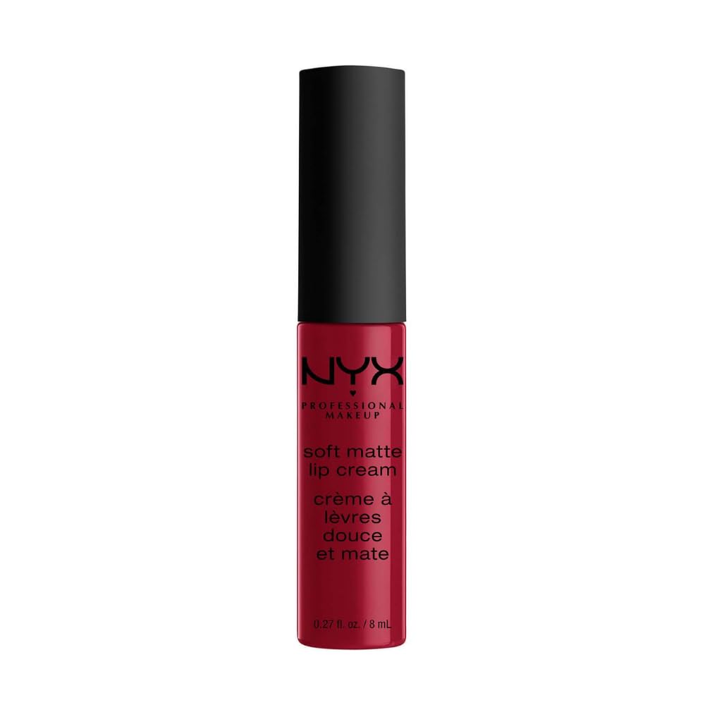 NYX PROFESSIONAL MAKEUP Soft Matte Lip Cream Monte Carlo deep cranberry red