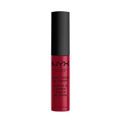 NYX PROFESSIONAL MAKEUP Soft Matte Lip Cream Monte Carlo deep cranberry red