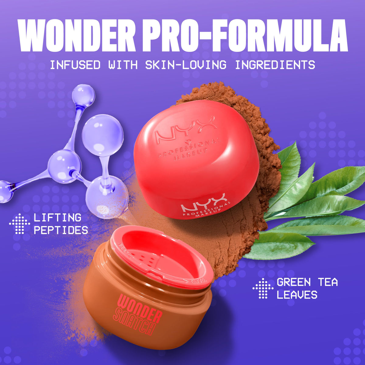 NYX PROFESSIONAL MAKEUP Wonder Snatch Setting Powder in application